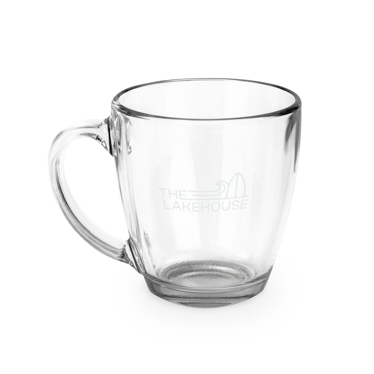 Engraved Glass Coffee Mug