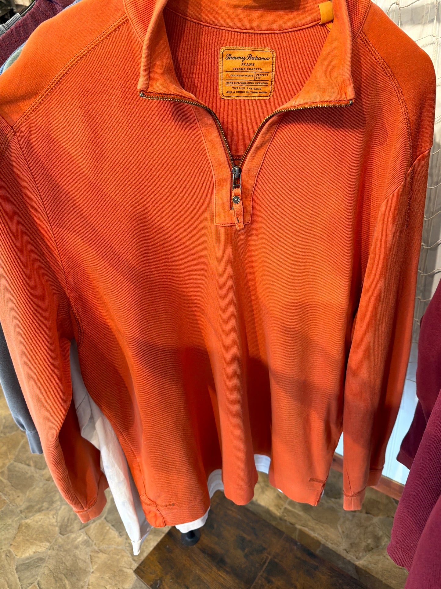 Tommy Bahama Orange Sweater