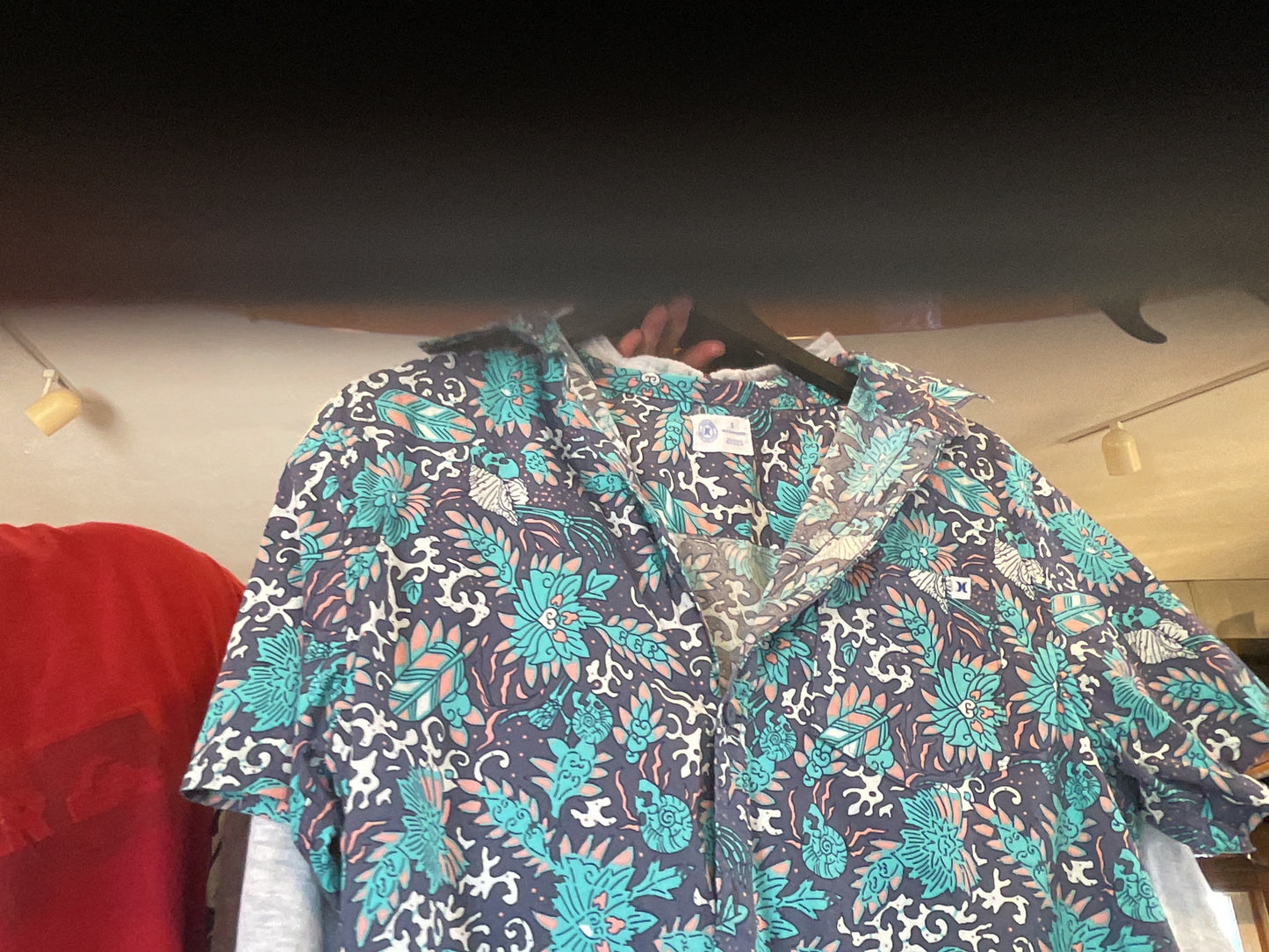 Hurley Button Up Sea