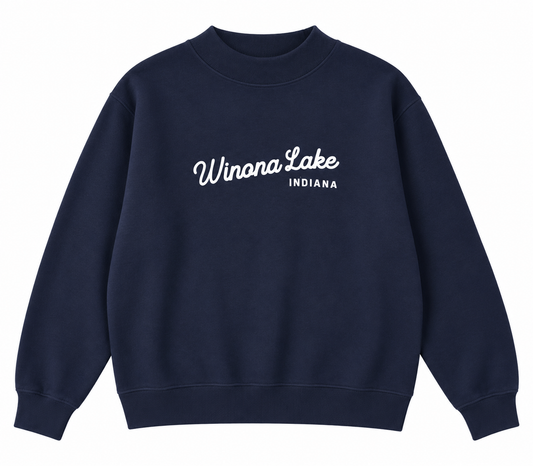 Winona Lake Mockneck Sweatshirt